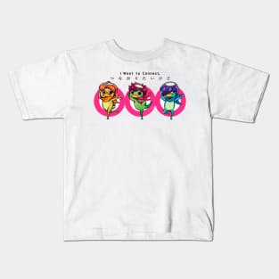 Sarazanmai trio (I want to connect) Kids T-Shirt